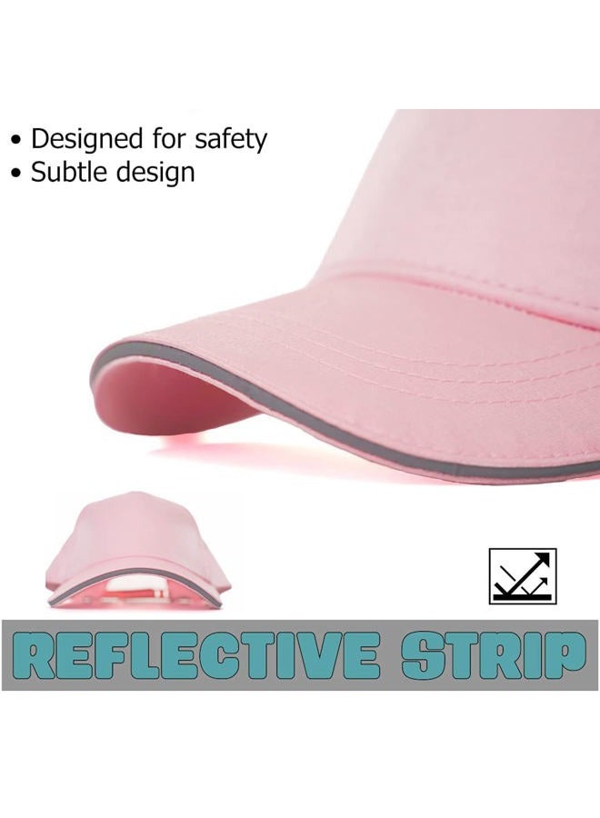 Awhale Boys' and Girl's Baseball Hat – Cotton Toddler Cap with Ponytail & Messy Bun Opening for Ages 2-12 | Adjustable Buckle, Light Pink, 6-12 Years - Image 2