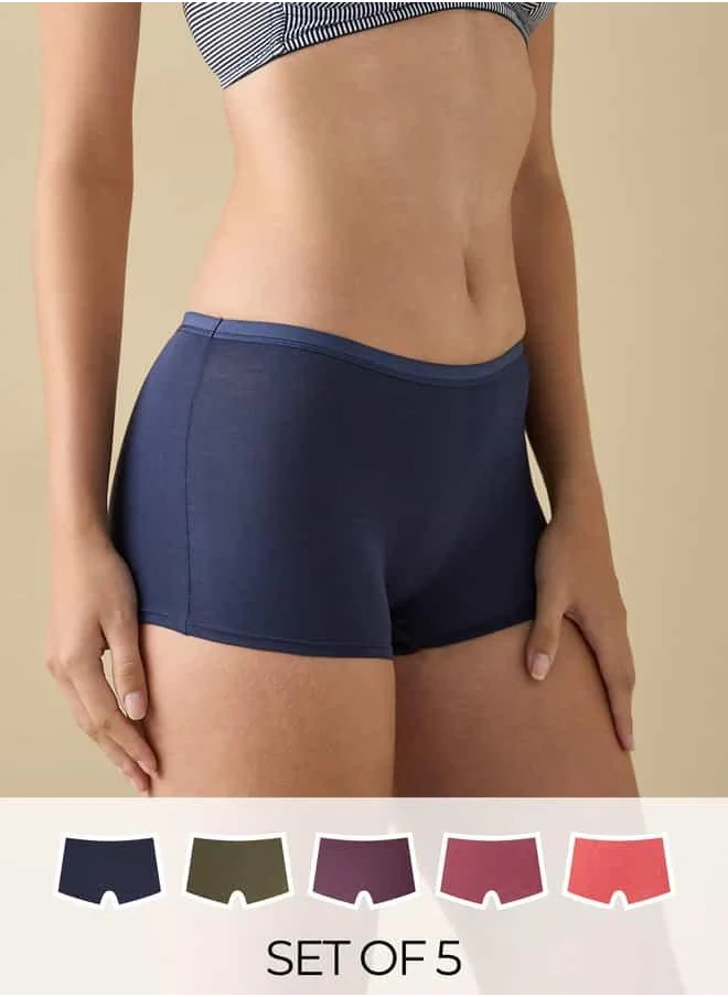 فاف Set of 5 - Boyshort Briefs