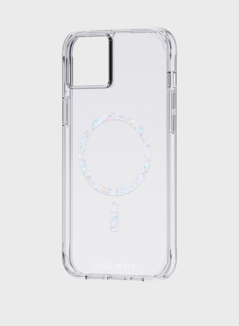 كايس مايت حافظة آيفون  ماكس شفافة مع ماجسيف و لمعان الماس - Image 3