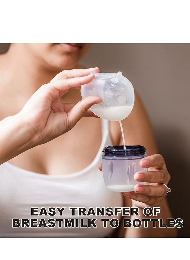 haakaa - Haakaa Ladybug Breast Milk Collector Breast Shells Wearable Nursing Cups Breastmilk Saver Letdown Catcher for Pumping, Breastfeeding Moms, Protect Sore Nipples (75 ml x 2) - Image 1