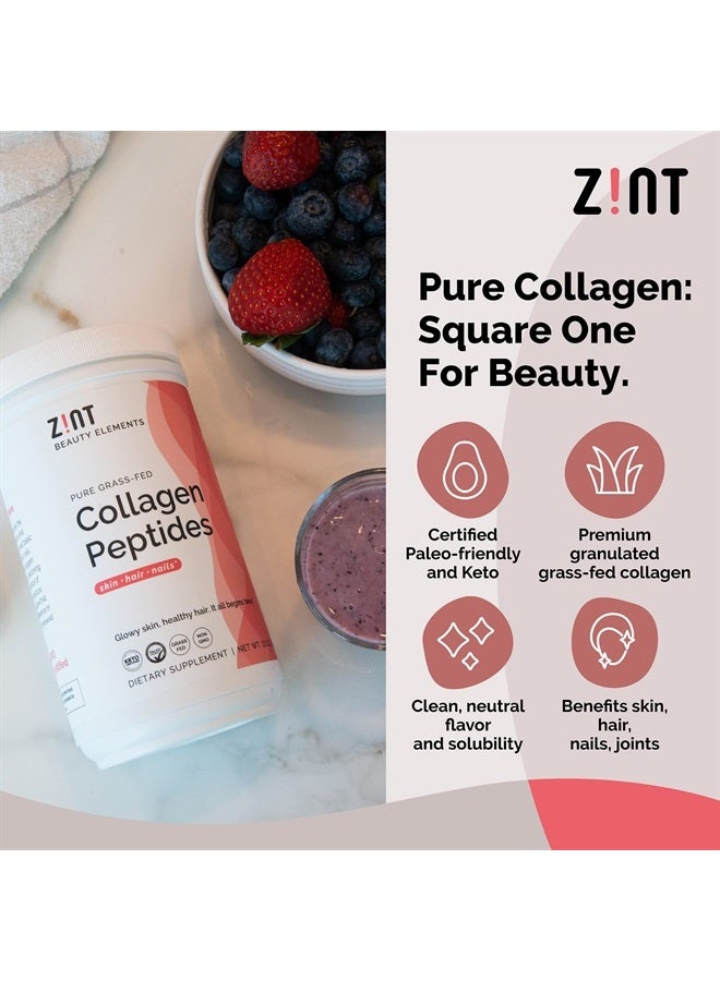 Zint Collagen Peptides Powder (32 oz): Paleo & Keto Certified - Granulated Collagen Hydrolysate Types I & III for Enhanced Absorption - Enzymatically Hydrolyzed Protein for Women & Men - Image 3