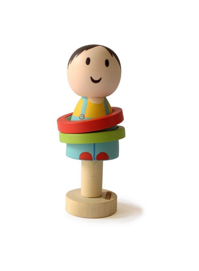 Shumee Montessori Learning Wooden Toys Box | (0 Months+) | Multicolor | Sensory Toys | 100% Organic Cotton | Learning Toys - Image 3