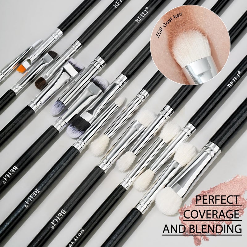 BEILI Makeup Brushes, Make Up Brush Set Professional, 30 PC Natural Goat Hair Makeup Brush Foundation Face Powder Blush Eyeshadow Brushes Concealers Eye Make Up Brush Set - Image 5