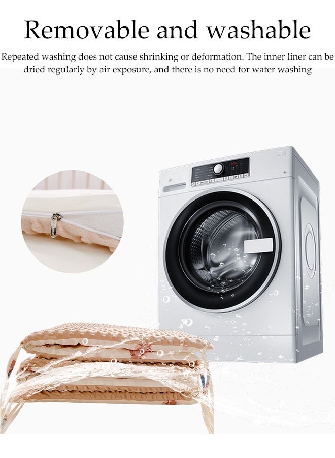 DUNISO وسادة حافة سرير الأطفال، لف سرير الأطفال مبطن، وسادة حماية سرير الأطفال، ناعمة، قابلة للتنفس، مضادة للاصطدام، مناسبة لحماية سياج السرير، 28*200 سم - Image 5