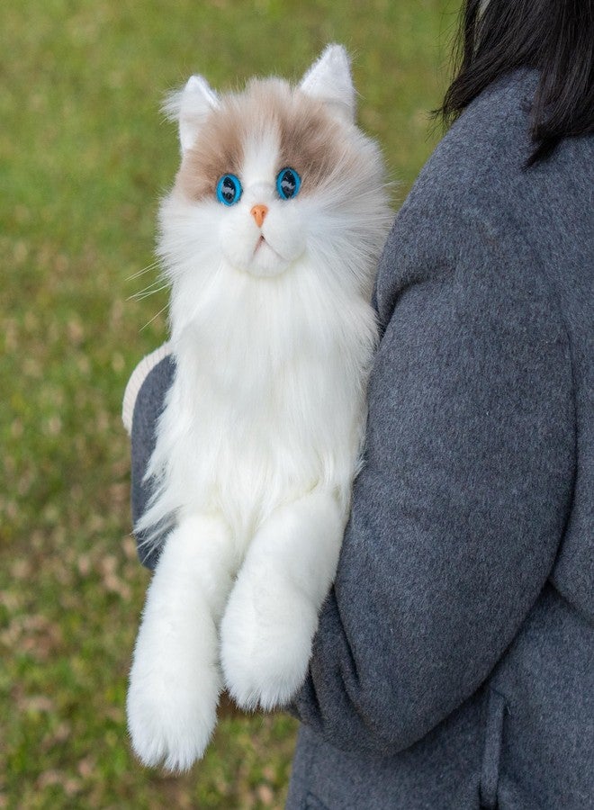 Chongker Weighted Stuffed Animals, 3lb 22" Realistic Plush Cat, Cuddling Soft Pillows for Children, Adults and The Elderly, Alleviate Stress Ragdoll Cat - Image 3