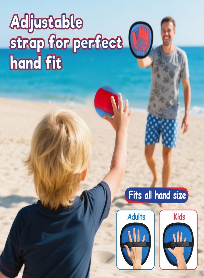 Sunrad Toss and Catch Ball Game Set, Kids Toddler Baseball Catch Ball Outdoor & Beach Toys for Family, Pool Beach Yard Camping Outside Game for Kids Age 3 4 5 6 7 8-12+, Birthday Gift for Boys Girls - Image 3