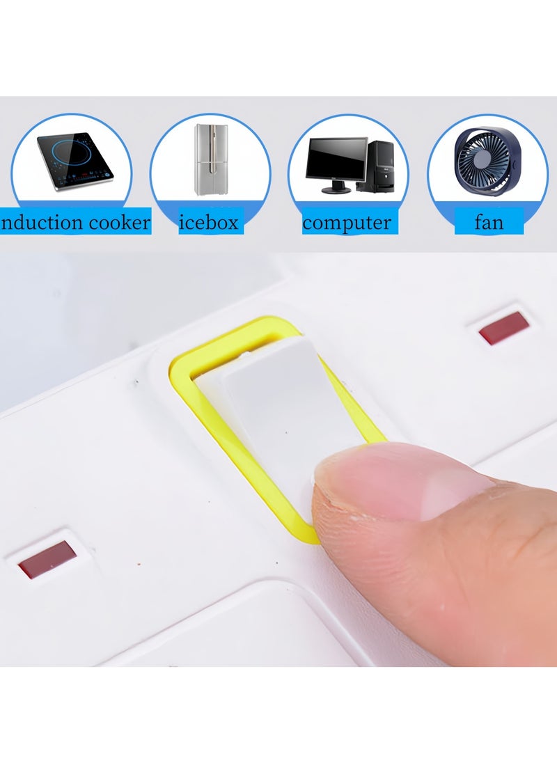 DRAVEN - GG Universal Multi Plug Extension Socket Adapter with 3 USB, 3 Way Wall Charger Multi Plug Power Extension Adapter Electrical Power Extender Outlet Charging Station UK 3 Pin  - Image 3