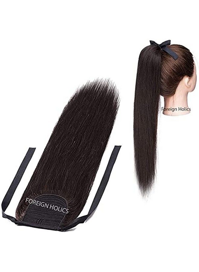 Foreign Holics Ponytail Extensions Tie Up Ponytail Clip In Hair Extensions Hairpiece Binding Pony Tail Extension For Girl Lady - Image 2
