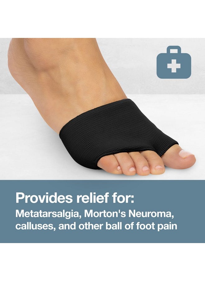 Zentoes ZenToes Metatarsal Pads for Women and Men - 4 Pack Ball of Foot Cushions (Black)  - Image 3