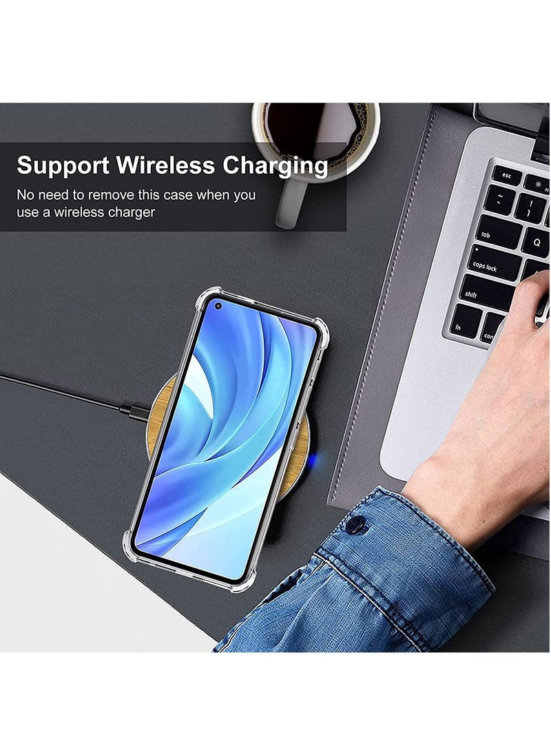 Generic Compatible with for Xiaomi Mi 11 Lite 5G Case Crystal Clear Anti Scratch Shock Absorption Cover Case Hd Clear Tpu Precise Cutouts and Slim Fit Transparent Cover 6.55 inch  - Image 3