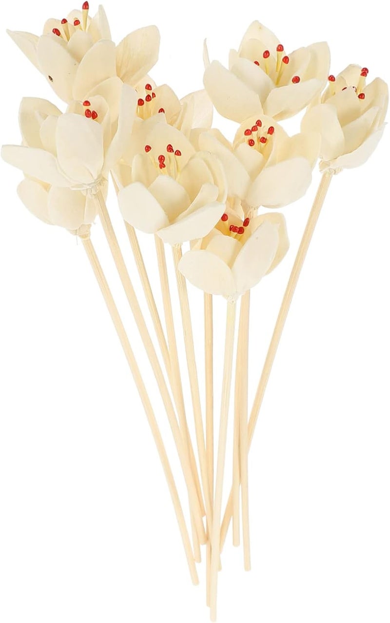 50pcs Diffuser Sticks Elegant Artificial Flower Fragrance Reeds for Decor Scent Concentration for Living Room and Bedroom - Image 5