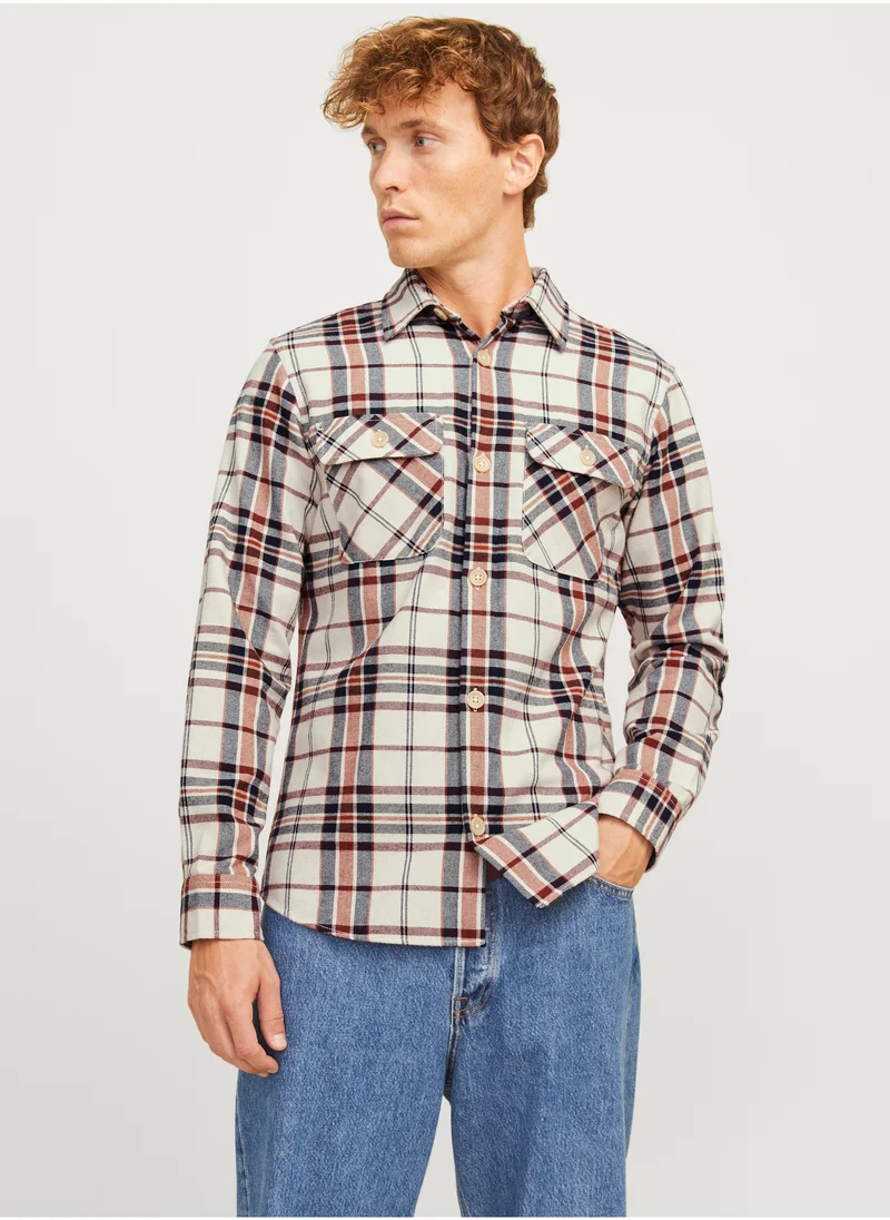 JACK & JONES Checked Regular Fit Shirt