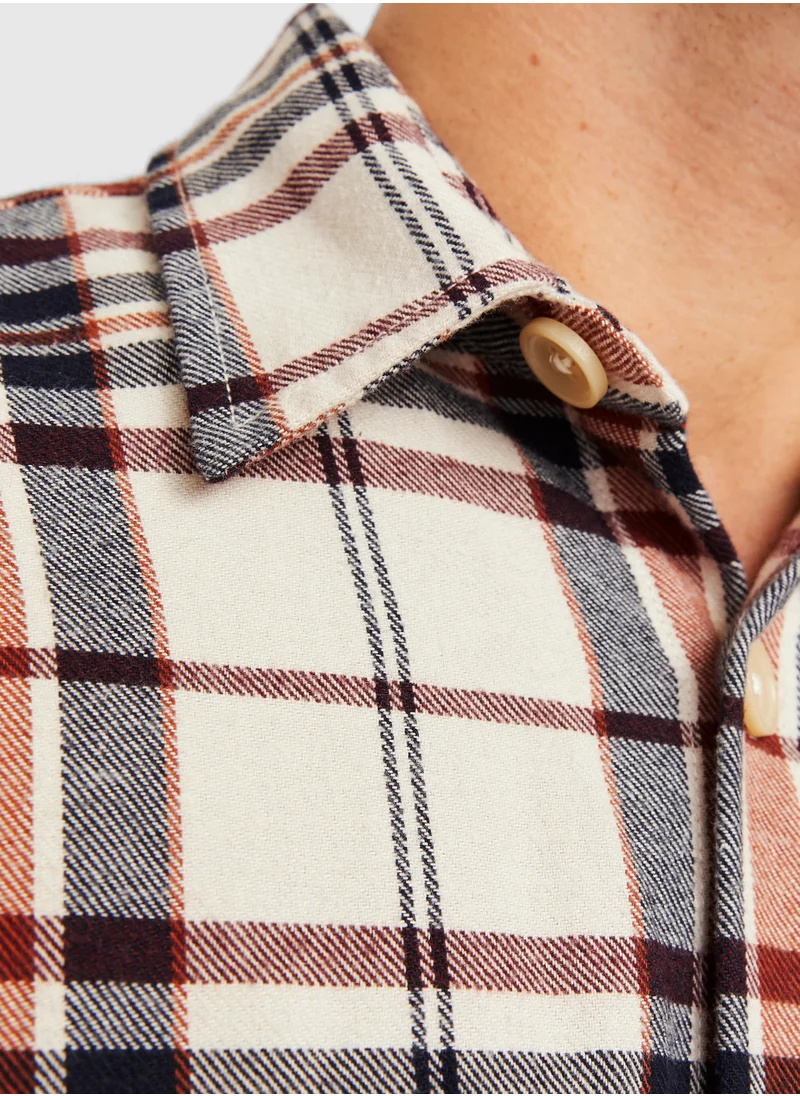 JACK & JONES Checked Regular Fit Shirt