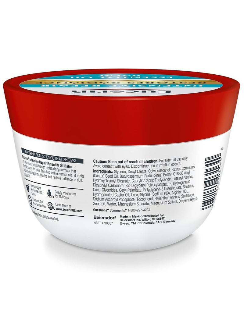 Eucerin - Eucerin Intensive Repair Essential Oil Balm, Body Moisturizer for Very Dry Skin with Skin Essential Oils, Shea Butter and Sunflower Oil, 7 oz (198 g) - Image 1