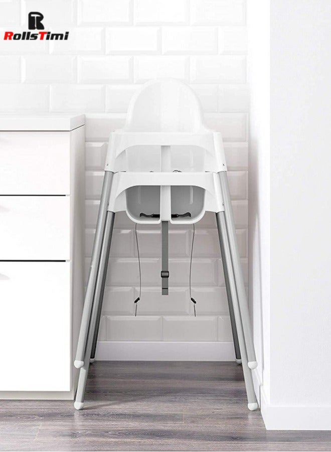 RollsTimi  Adjustable High Chair With Dining Tray And Safety Seat Belt For Children - Image 3