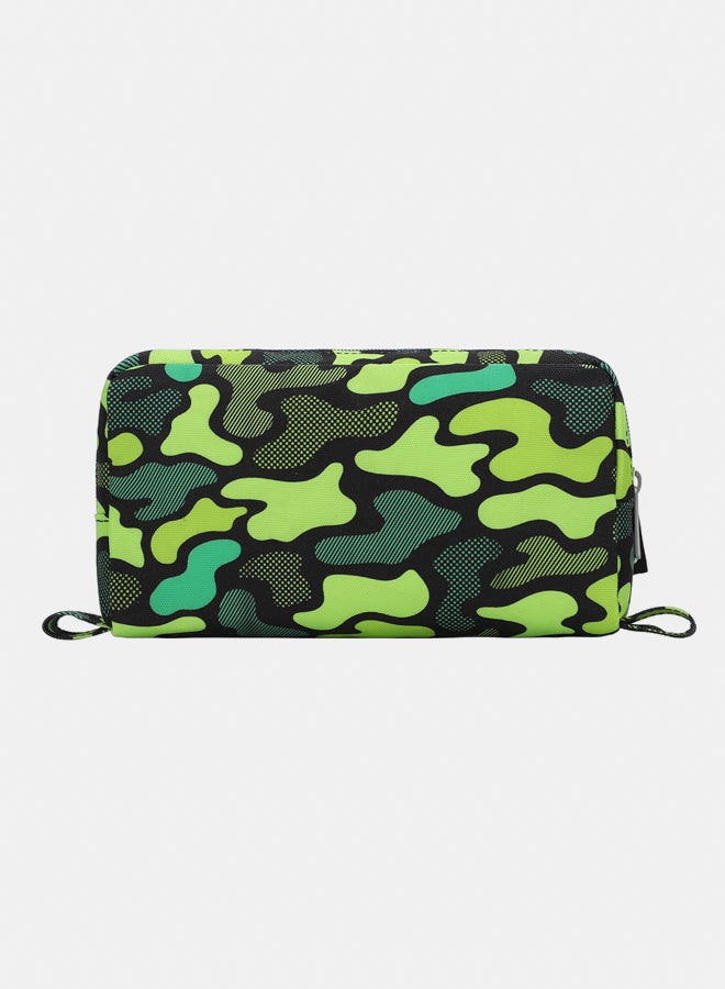 CUBS Junior Neon Green Camo Pencil case - Image 1