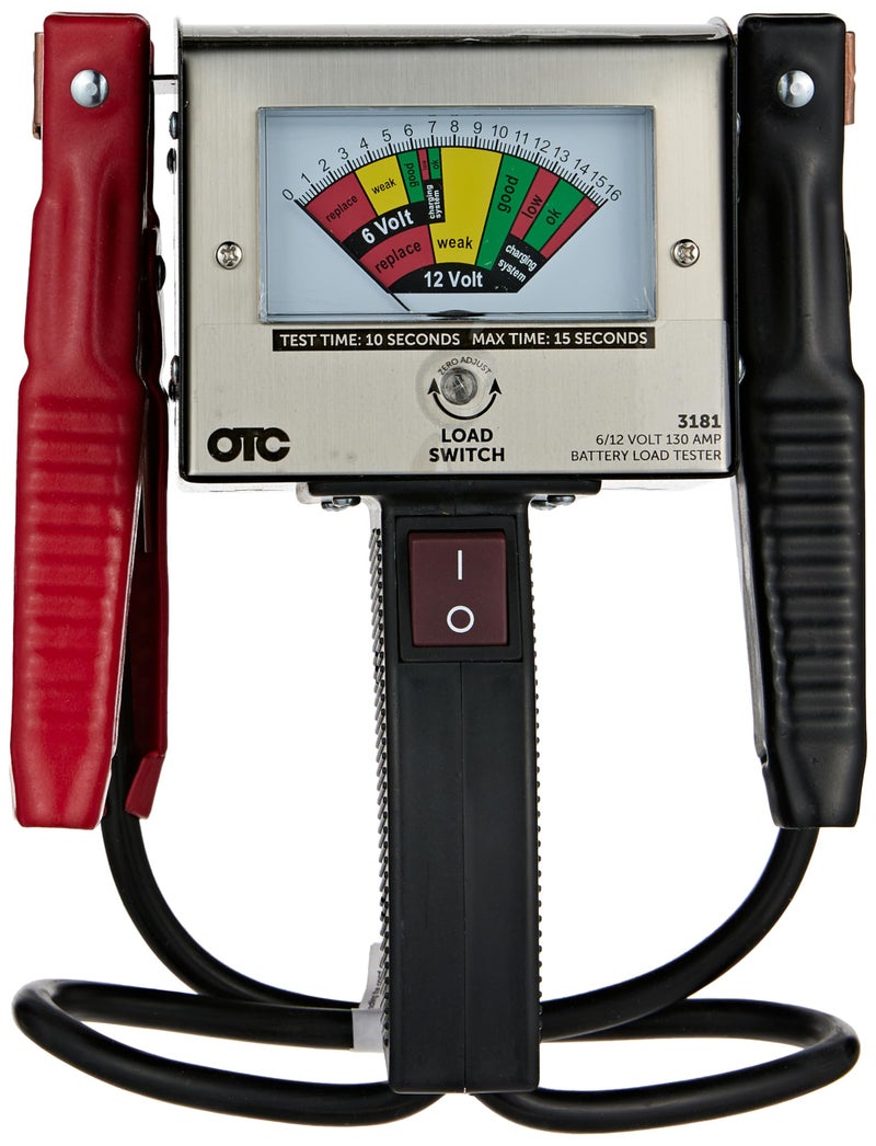 OTC 3181 130 Amp Heavy-Duty Battery Load Tester Black - Image 4
