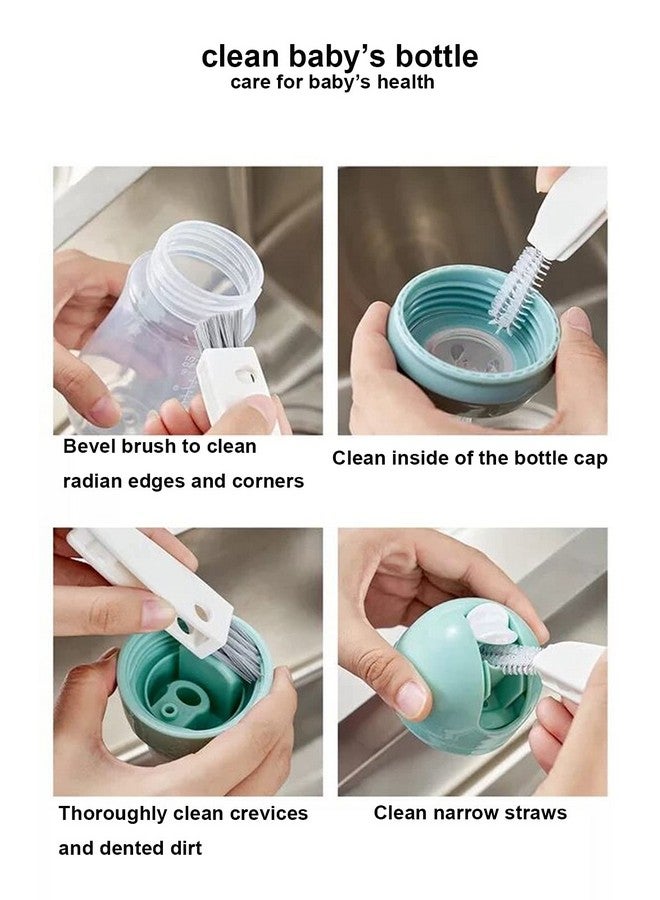 BSMstone Tiny Cleaning Brush-Mini Multi-Functional Crevice Cleaning Brush, Water Bottle Cleaning Tools for Bottle Cup,Nursing Bottle Cup-1Pack… - Image 3
