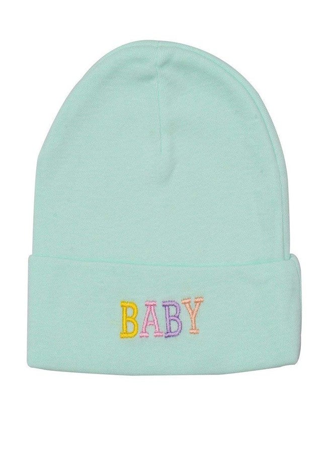 Mini Berry Unisex Cotton New Born Baby Plain Caps (Multicolor) (0-6 Months) - Image 4