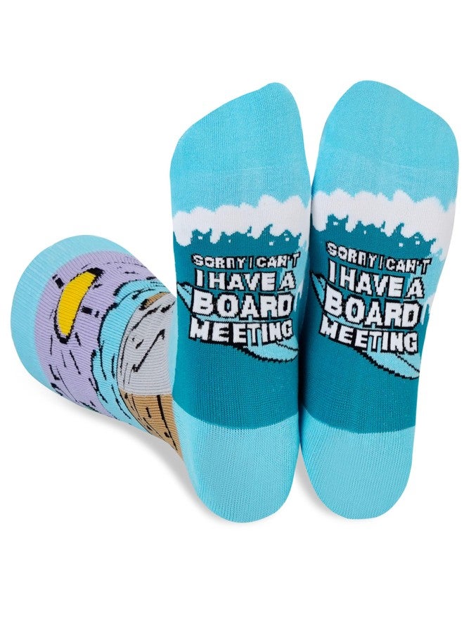 InnoBeta Surfing Gifts, Gifts on Birthday and Christmas, One Size Crew Socks - Image 1