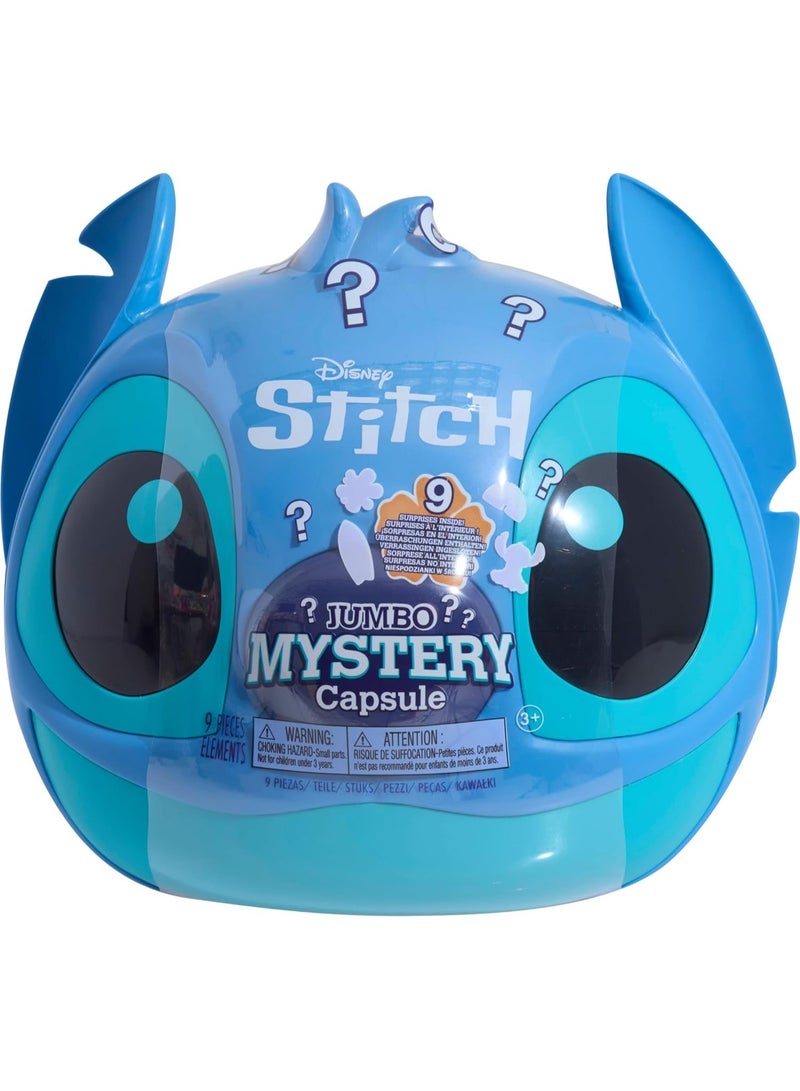 جست بلاس كبسولة ديزني ستيتش الضخمة من Just Play – 8 مفاجآت بداخلها مع دمية محشوة 9 إنش | لعبة مفاجآت للأطفال من عمر 3 سنوات فأكثر | لعبة تجميع ممتعة للأولاد والبنات ومحبي ليلو وستيتش - Image 1