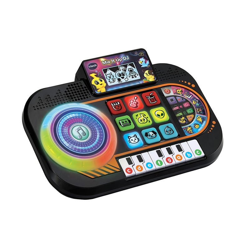 VTech Mix It Up DJ Mixer | Interactive Music Toy with Sounds, Games & Recording | Piano Keys, Turntable & Light Effects | Kids DJ Toy for Creative Play - Image 1