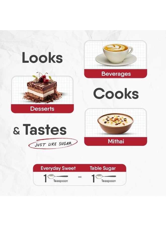 تروناتيف Everyday Sweet | مسحوق محلّي من فاكهة المونكفروت | بديل السكر بدون سعرات حرارية | بديل السكر بنسبة 1:1 للطهي والخبز | مناسب لمرضى السكري ومتبعي حمية الكيتو | 150 جرام (عبوة واحدة) - Image 4