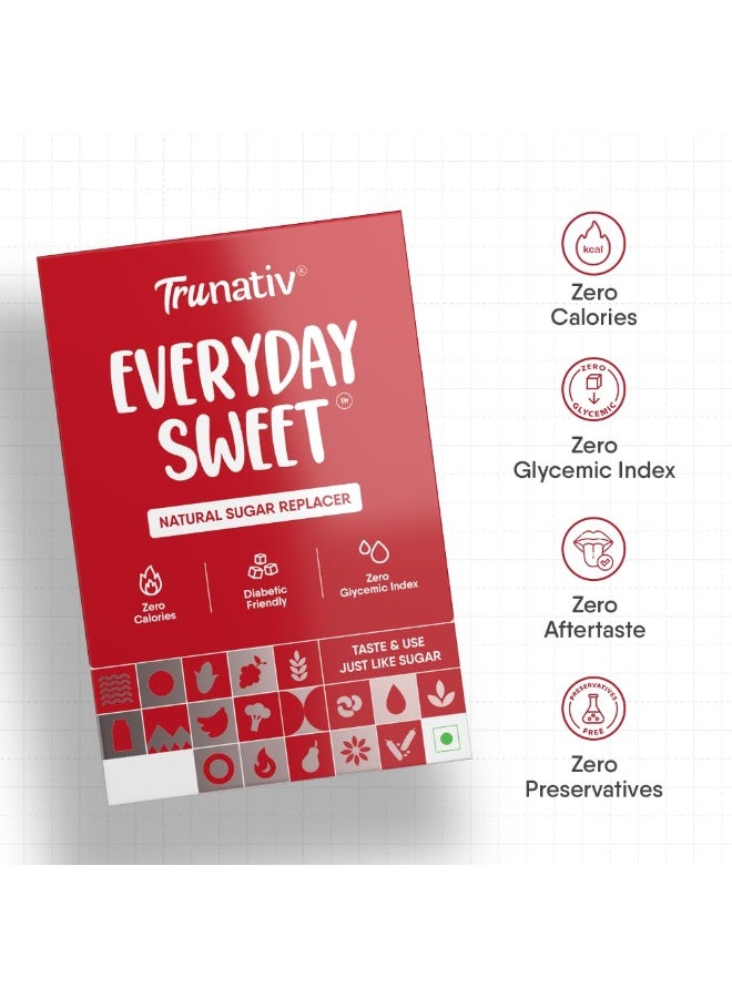 تروناتيف Everyday Sweet | مسحوق محلّي من فاكهة المونكفروت | بديل السكر بدون سعرات حرارية | بديل السكر بنسبة 1:1 للطهي والخبز | مناسب لمرضى السكري ومتبعي حمية الكيتو | 150 جرام (عبوة واحدة) - Image 5