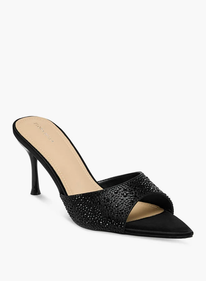 Flora Bella By Shoexpress Flora Bella Women Cone Heel Slide Sandals