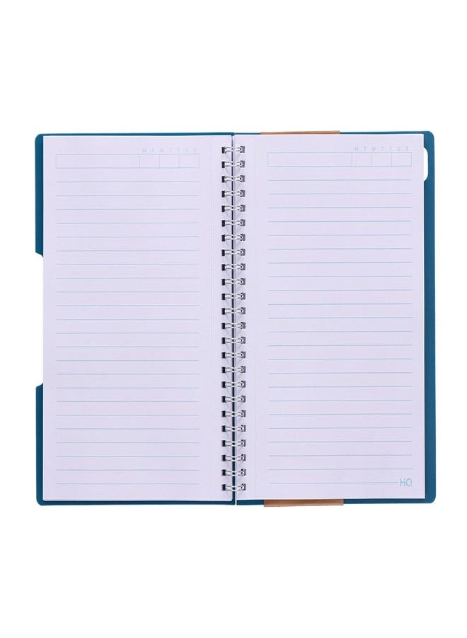 HQ YOUVA Navneet HQ | Wiro Bound |Single Subject Book |14.8x21 cm |Single Line |160 Pages |Blue - Image 2