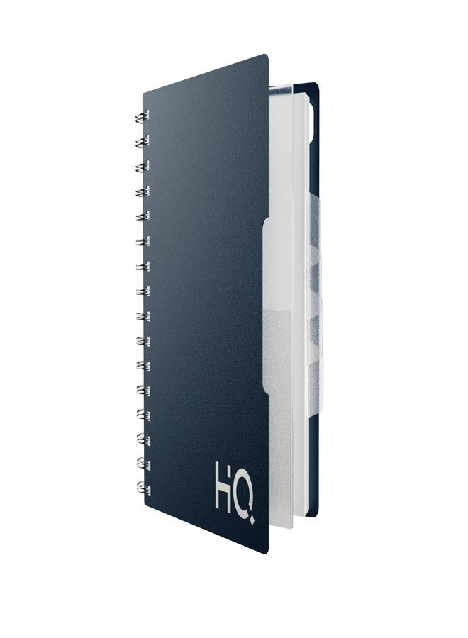 HQ YOUVA Navneet HQ | Wiro Bound |Single Subject Book |14.8x21 cm |Single Line |160 Pages |Blue - Image 1