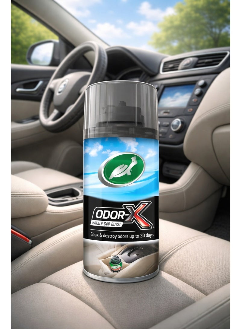TurtleWax Odor-X Whole Car Blast 100ml Caribbean Crush Scented Odor Eliminator Fogger Designed to Seek and Destroy Odors for up to 30 Days with One Easy Use. - Image 1