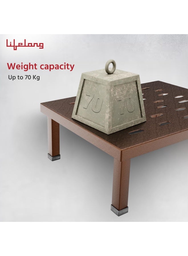 Lifelong Microwave Stand | Oven, OTG Stand for Kitchen | Multipurpose Top Rack for Kitchen Storage | Durable & Rust-Free Weight Capacity Upto 70kg | Space-Saving Organizer - Image 4