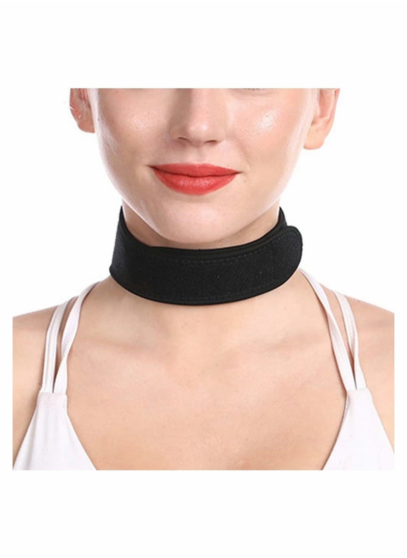 Y&D - Electric Neck Warmer Wrap Heating Pad for Shoulder Cervical Pain Relief Portable Size Heated Massager with Three Adjustable Heat Modes Black - Image 1