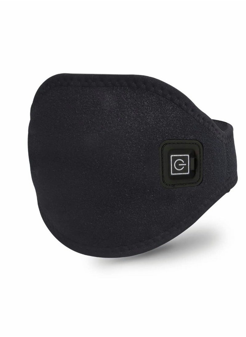 Y&D - Electric Neck Warmer Wrap Heating Pad for Shoulder Cervical Pain Relief Portable Size Heated Massager with Three Adjustable Heat Modes Black - Image 1