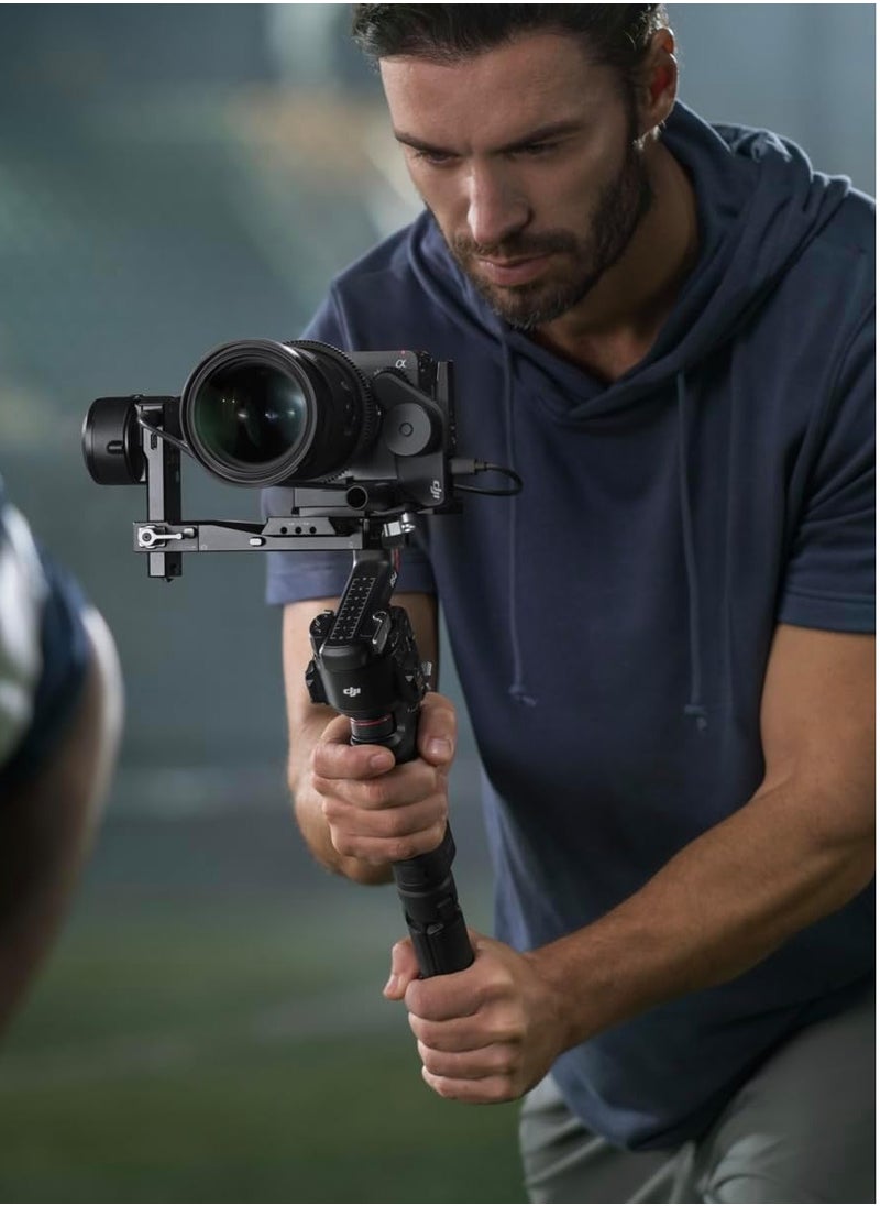 dji - DJI RS 4, 3-Axis Gimbal Stabilizer for DSLR and Mirrorless Cameras Canon/Sony/Panasonic/Nikon/Fujifilm, 2nd-Gen Native Vertical Shooting, 2-Mode Switch Joystick, Teflon Axis Arms, Camera Gimbal - Image 1