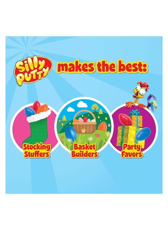 سلي بتي بألوان متنوعة 1 قطعة | كلاسيكي مرن وقابل للارتداد | يجعل الهدية المثالية في الجوارب، هدية حفلة عيد الميلاد، أو حشو سلة عيد الفصح | سلي بتي آمن وغير سام | مناسب من 4 سنوات وما فوق - view 3