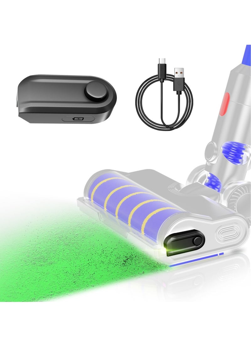 Excefore Vacuum Lamp Compatible, For Dyson Shark Vacuum Cleaner Dust Display Lamp, Dust Detection Light Rechargeable Vacuum Green Light Attachment, Universal Accessories Upgrade Vacuum Attachments - Image 1