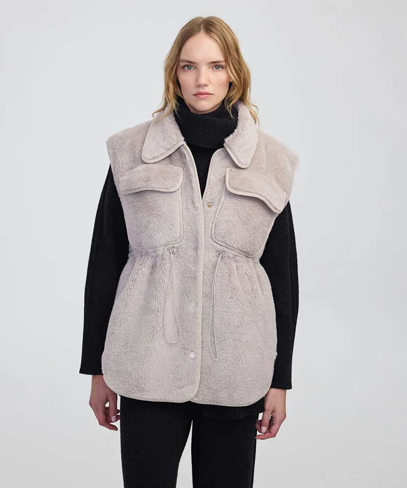 Ipekyol Faux Fur Vest