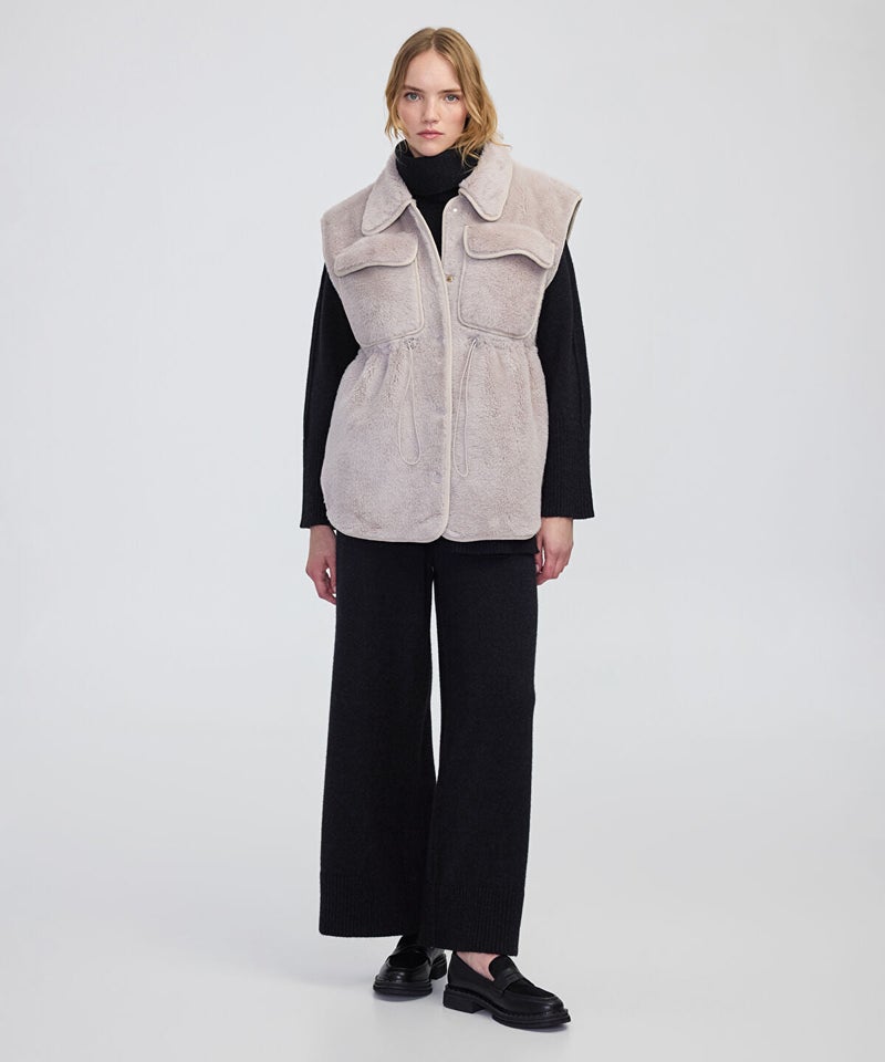 Ipekyol Faux Fur Vest - Image 3