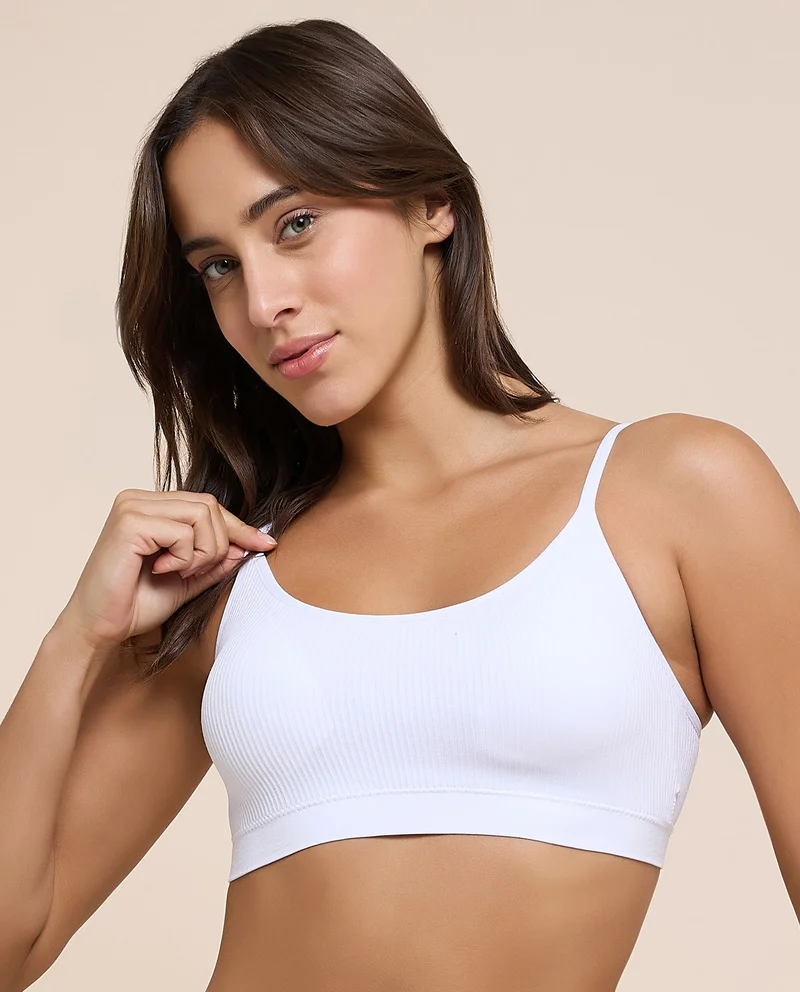 R&b  2 Pack Ribbed Padded Sports Bra for Women | Best Price UAE