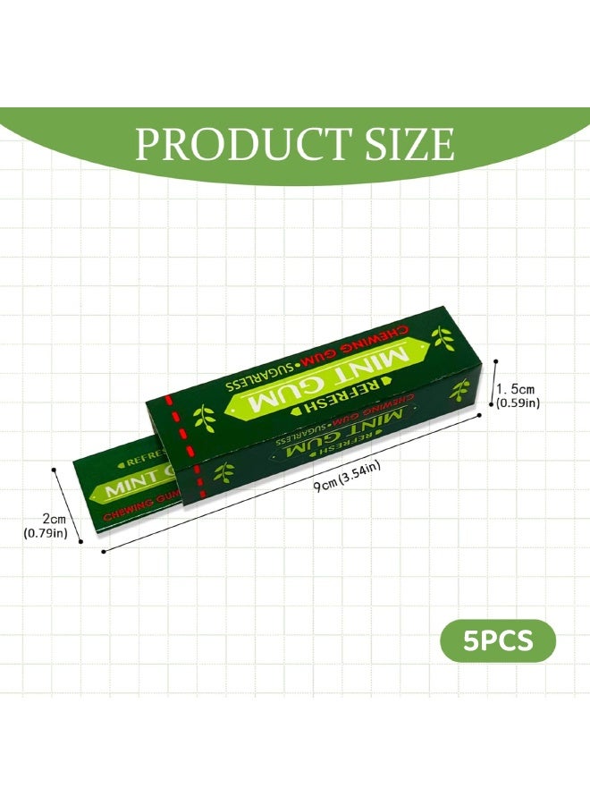 خمس قطع من علكة المقالب، ممتعة بشكل لا يصدق، بتصميم صرصور واقعي، لعبة مقالب صادمة. - Image 2