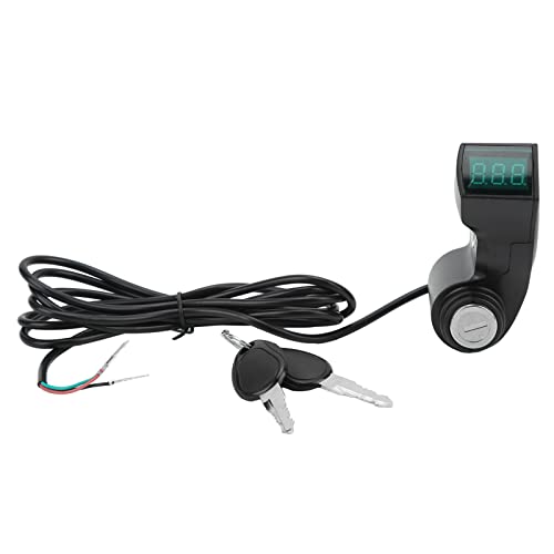 Fydun Electric Scooter Ignition, 3 Pin Plug One Button Start Lock Switch with 2 Keys for M4 - Image 1