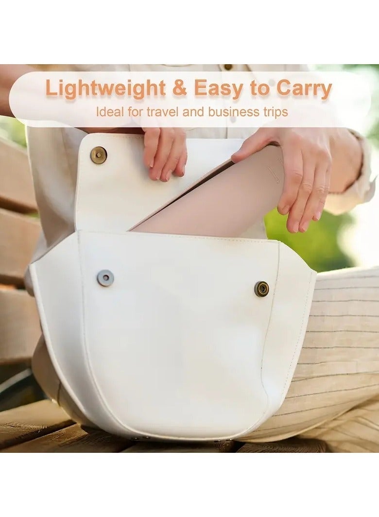 ORiTi Travel Makeuo Brush Holder Silicon Trendy and Portable Cosmetic Face Brushes Holder Soft and Sleek Makeup Tools Organizer for Travel - Image 2