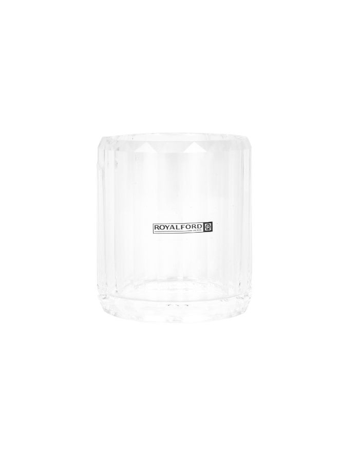 Royalford 200ml Acrylic Sugar Pot- RF12764/ with Spoon, Elegant and Sleek, Durable and Long-Lasting Construction/ Clear Lid clear 200ml - Image 3