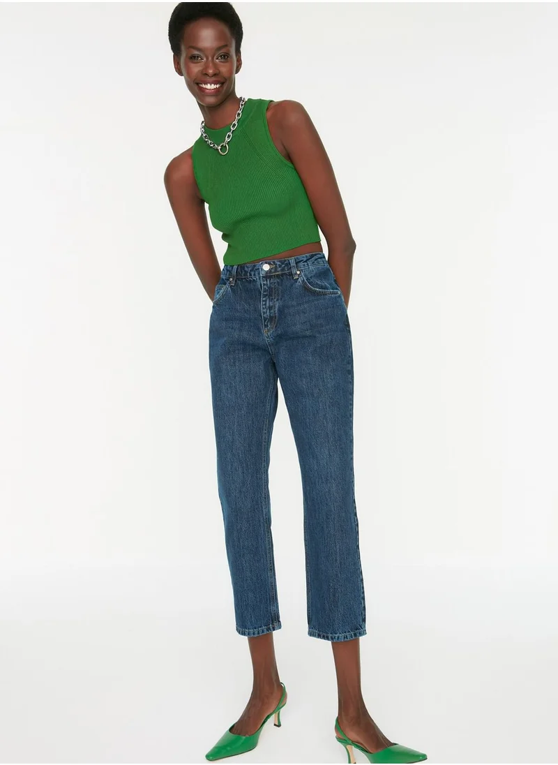 trendyol High Waist Straight Jeans