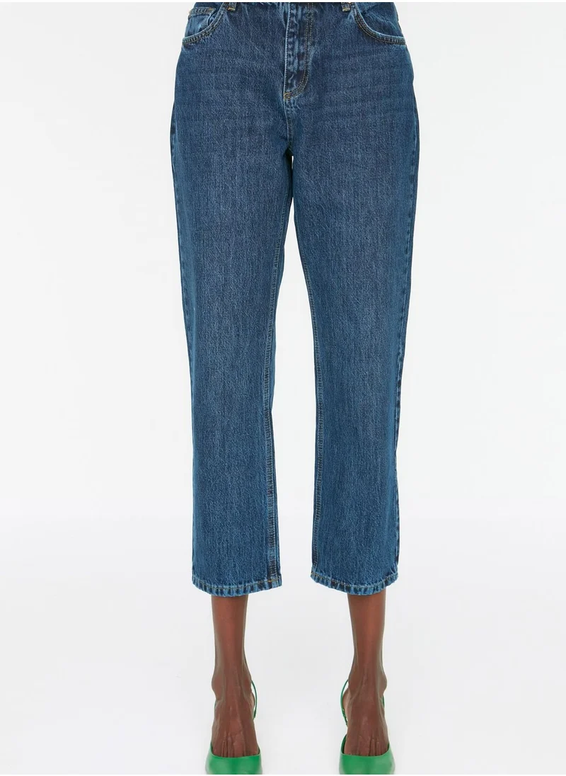 trendyol High Waist Straight Jeans