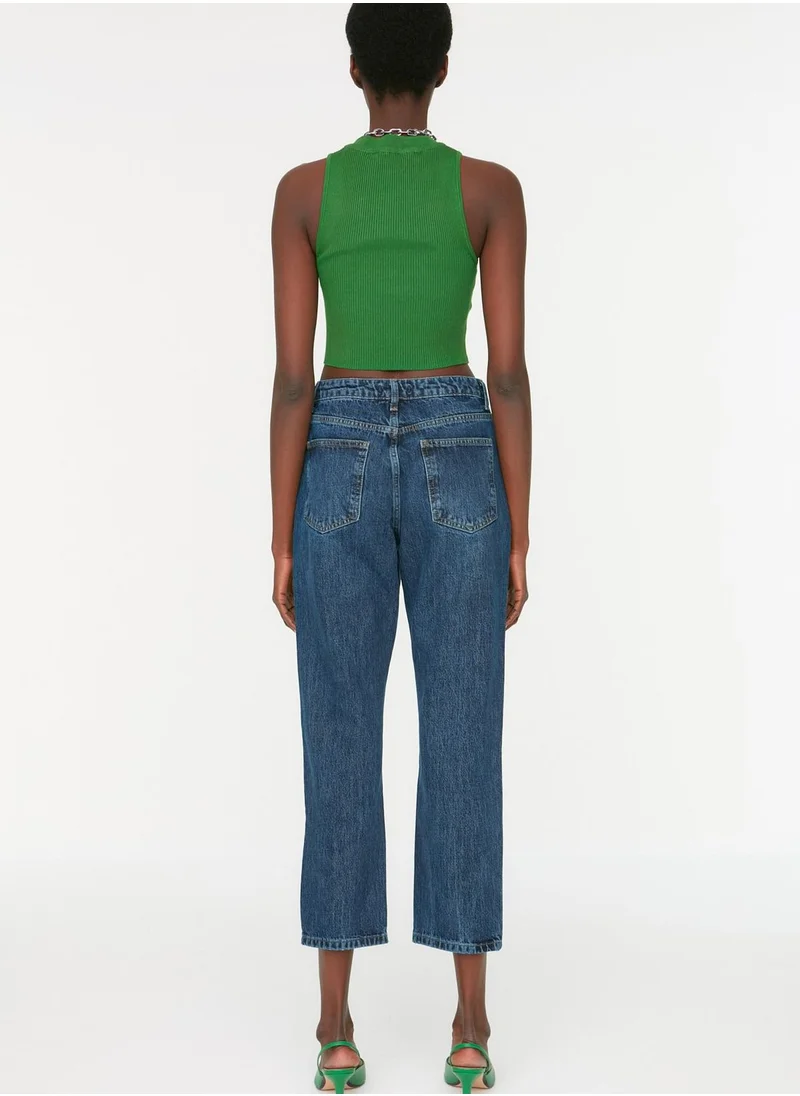 trendyol High Waist Straight Jeans