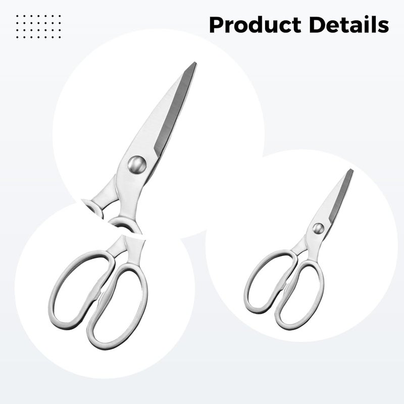 Generic Multi-Purpose Cooking Scissors, Heavy Duty Kitchen Shears For Food, Stainless Steel - Image 4