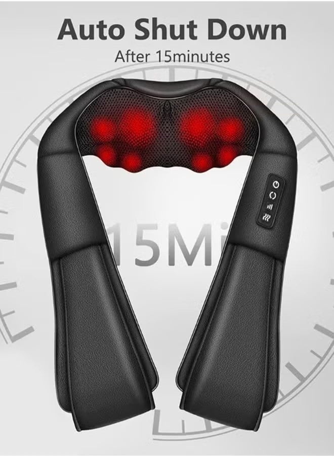 KIIUMI Neck Massager with Heat, Shiatsu Massager for Neck, Back, Shoulder, Foot and Leg, Deep Tissue 3D Kneading Helps to Relax Muscles at Home and Car, Comfort Gifts for Women and Men - Image 5